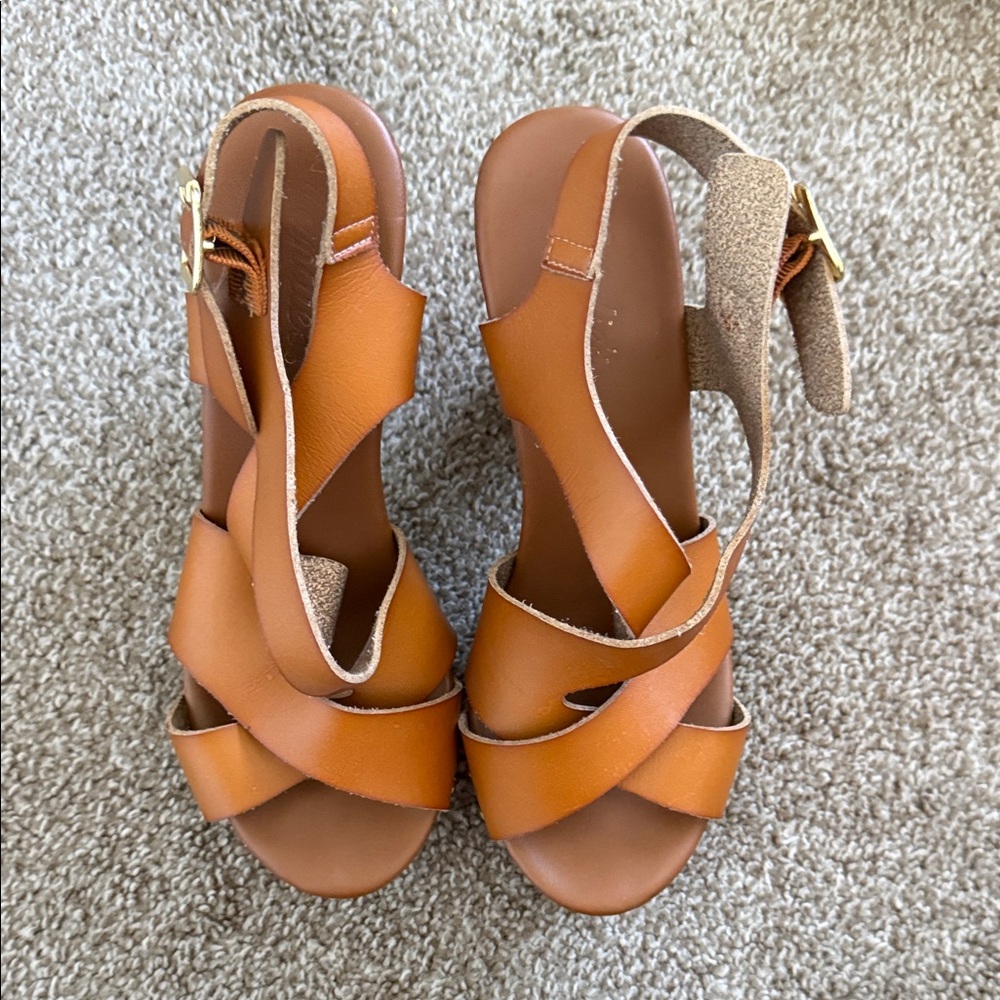 Candies Platform Strappy Heels